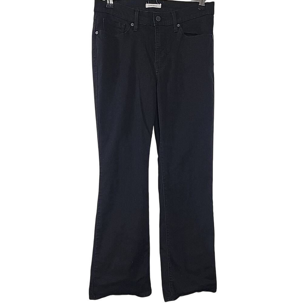 Levi's Women's Bootcut Jeans Size 10 Short Black 30x30 Mid Rise